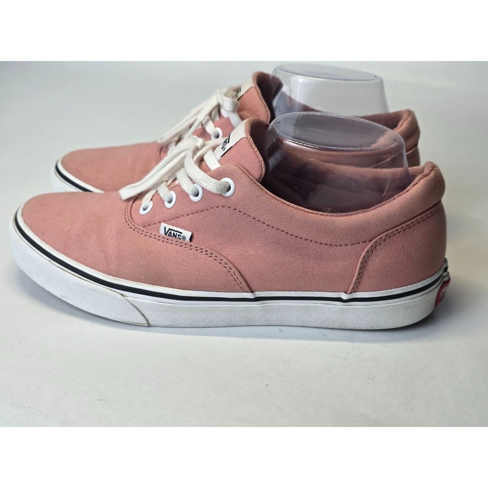 Vans Women's Shoes Size 9.5 Rose Canvas Skate Casual Lace Up Sneakers 508731‎